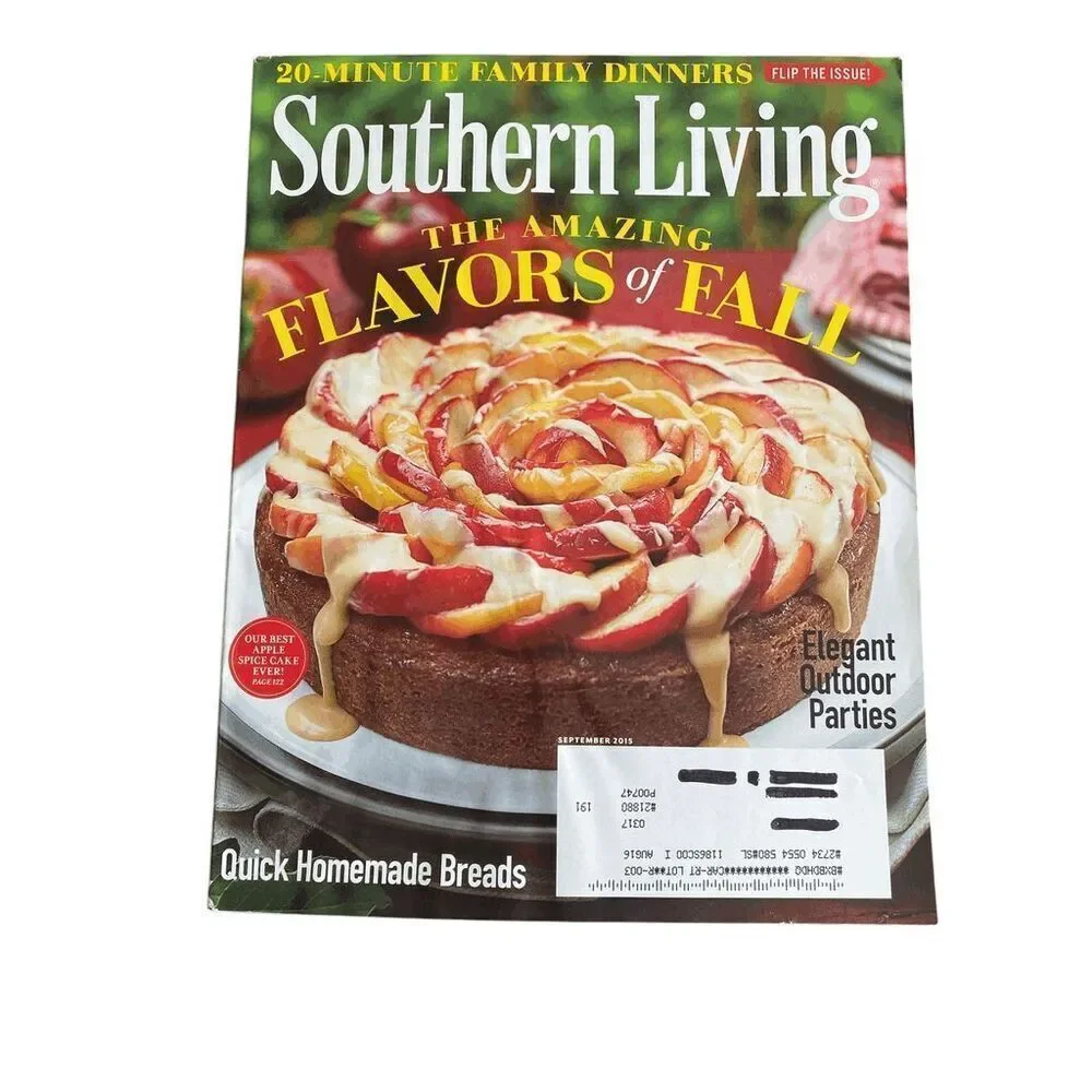 Southern Living‎ Magazine Sep 2015 Flavors of Fall Reese Witherspoon Style Guide
